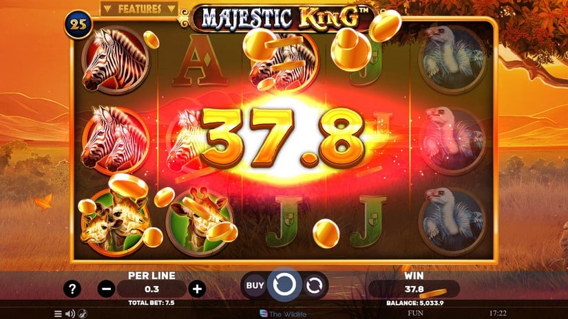 Majestic King slot screen 4