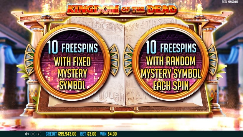 Kingdom of The Dead slot screen 4