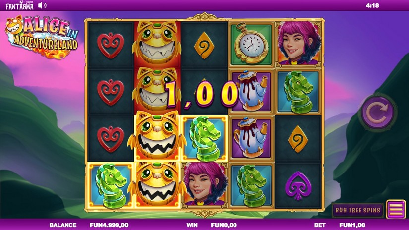 Alice In Adventureland slot screen 2