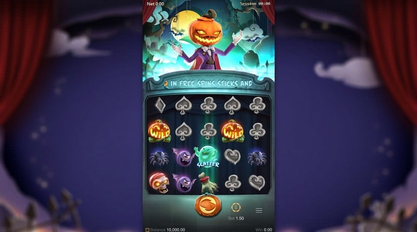 Mr. Hallow-Win slot screen 1