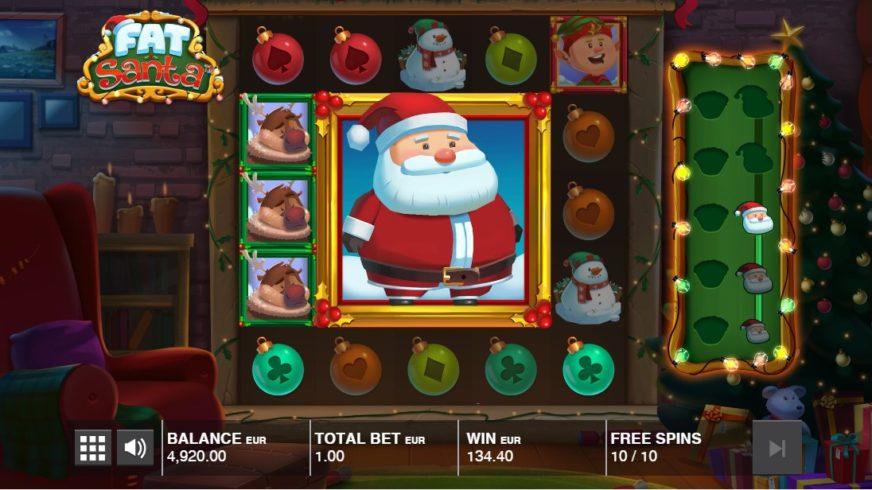 Fat Santa slot screen 5