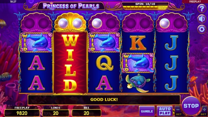 Princess of Pearls slot screen 3