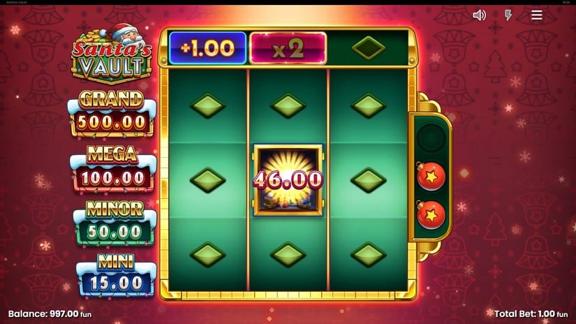 Santa’s Vault slot screen 4