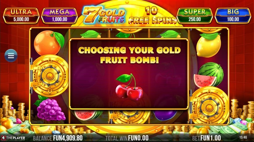 7 Gold Fruits slot screen 4