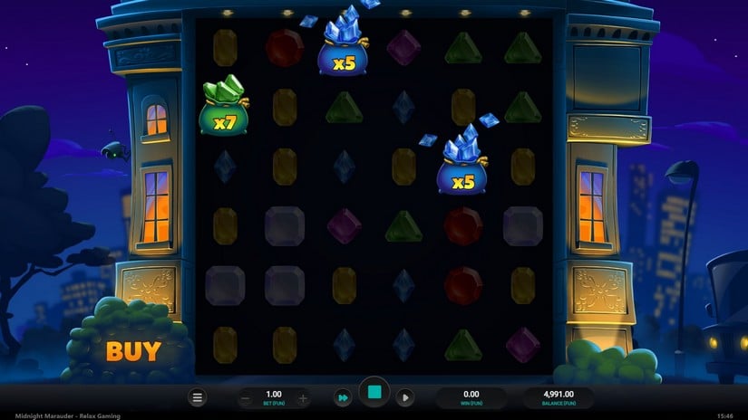 Midnight Marauder slot screen 2