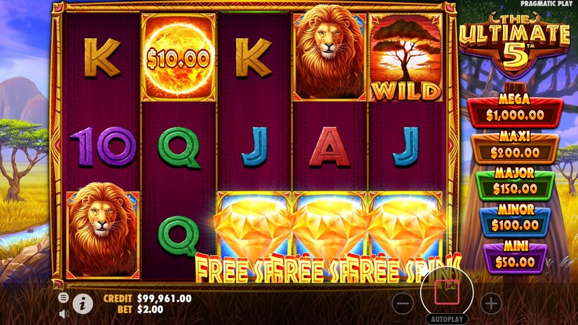 The Ultimate 5 slot screen 3