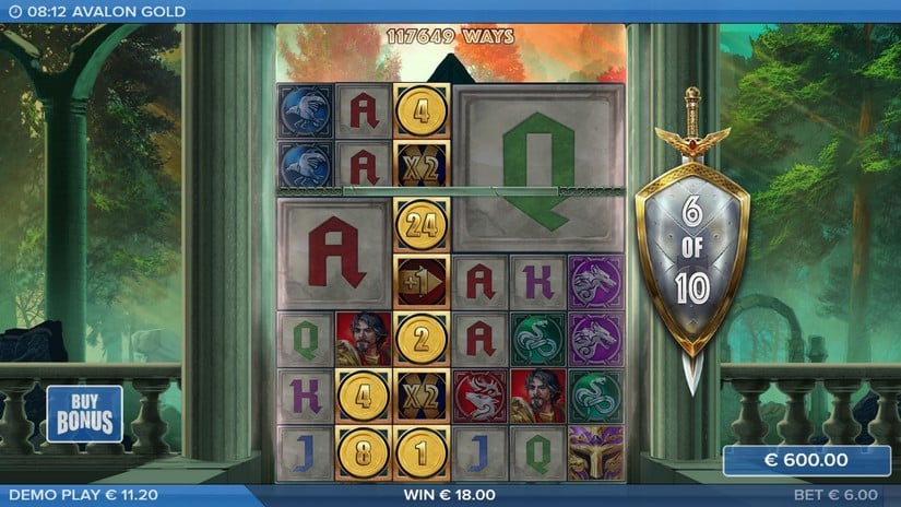 Avalon Gold slot screen 7