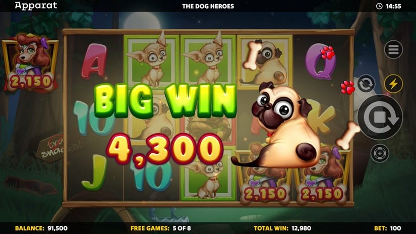 The Dog Heroes slot screen 6