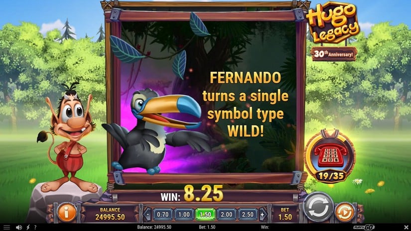 Hugo Legacy slot screen 4