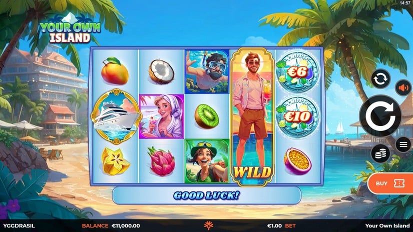 Your Own Island slot screen 1