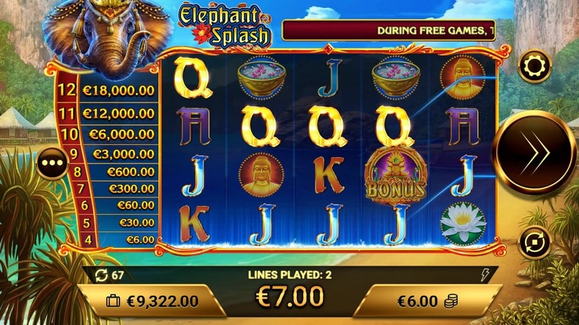 Elephant Splash slot screen 4