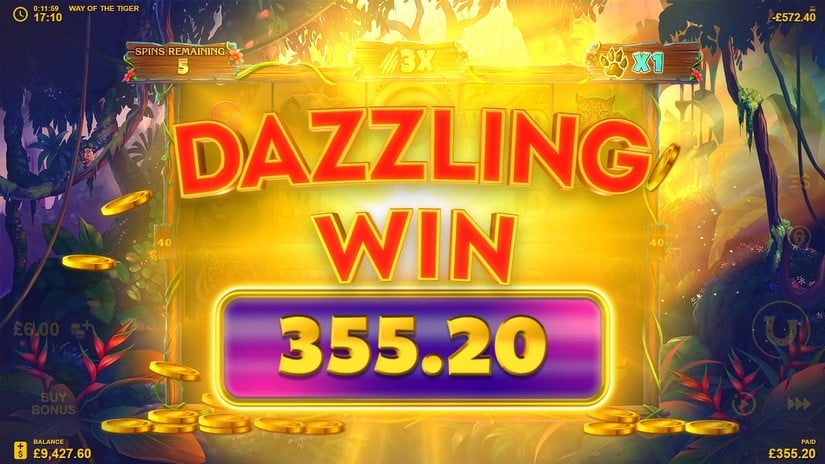 Way Of The Tiger slot screen 7