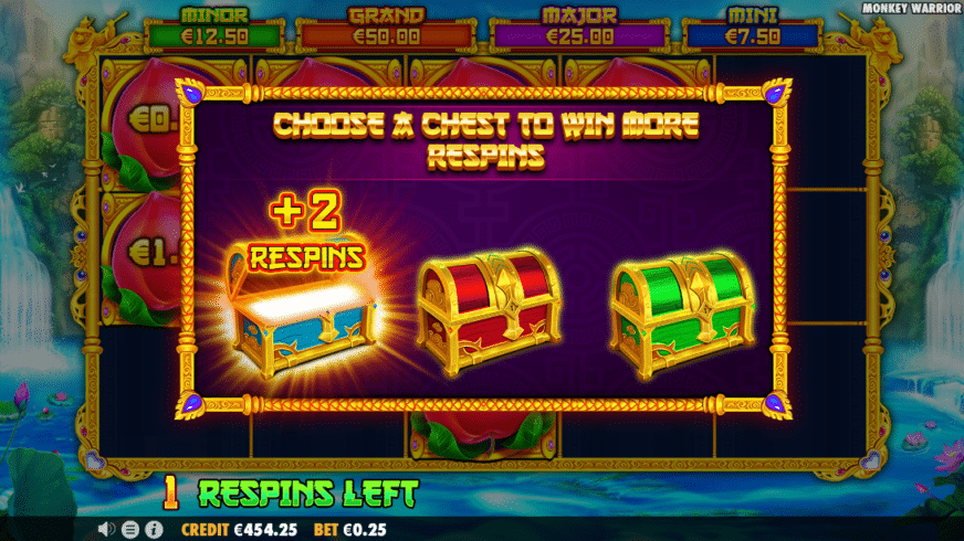 Monkey Warrior slot screen 4