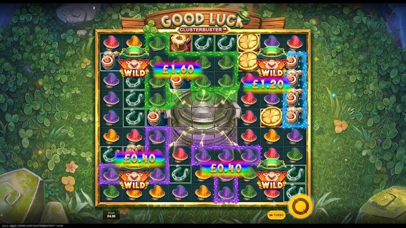 Good Luck Clusterbuster slot screen 2