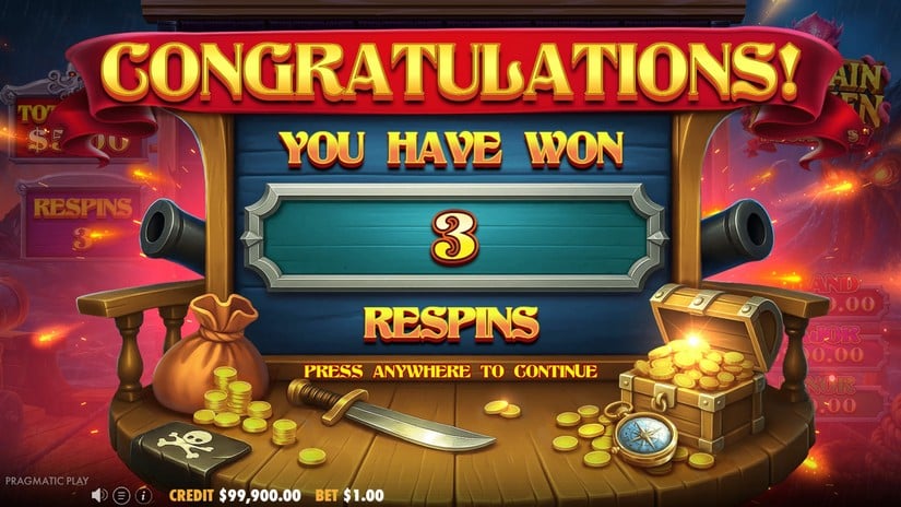 Captain Kraken Megaways slot screen 2