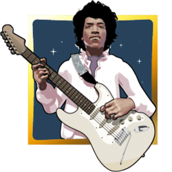 Scatter of Jimi Hendrix Slot