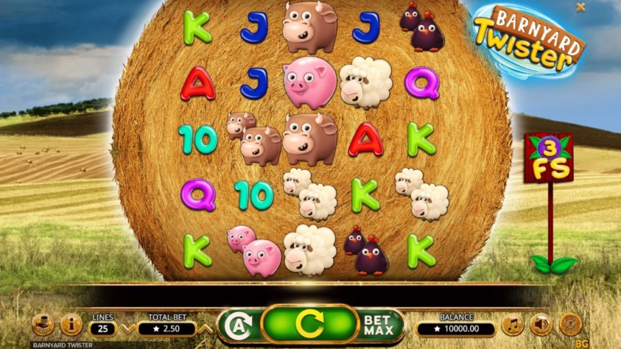 Barnyard Twister slot screen 1