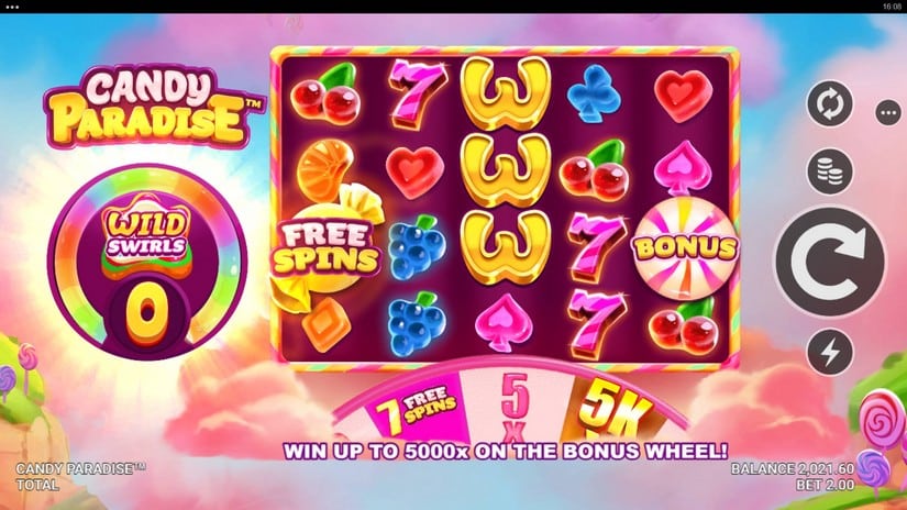 Candy Paradise slot screen 1