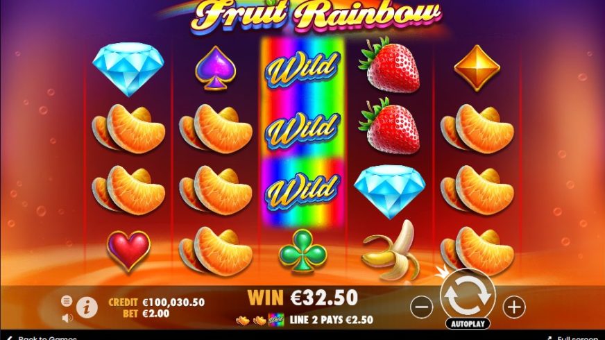 Fruit Rainbow slot screen 3