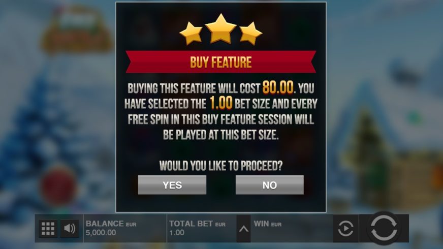 Fat Santa slot screen 2