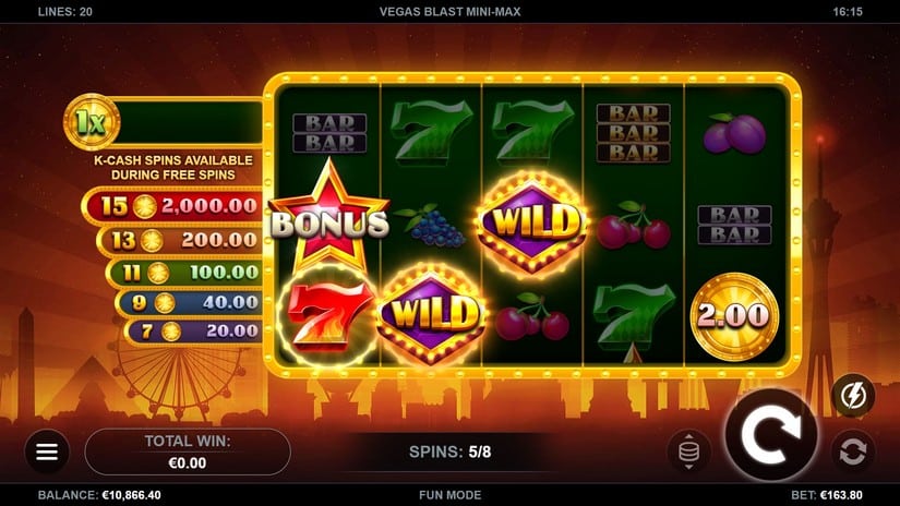 Vegas Blast Mini-Max slot screen 4