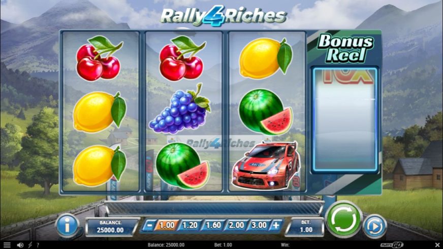 Rally 4 Riches slot screen 1