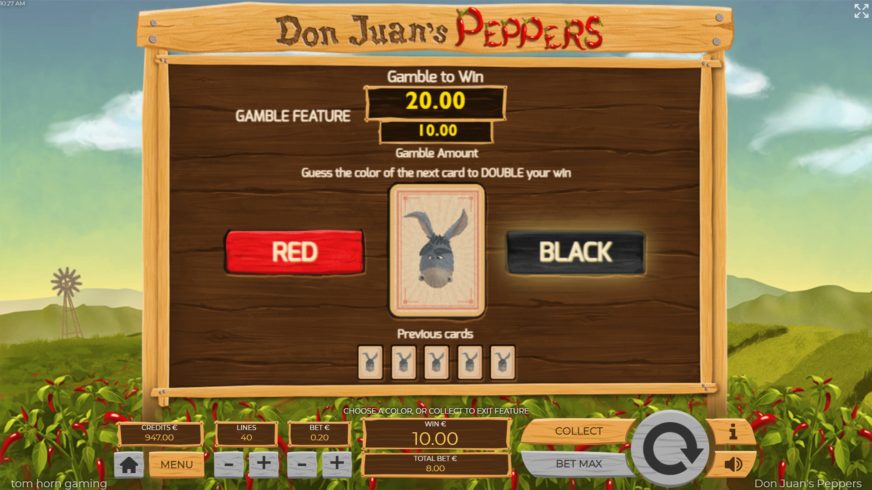 Don Juan Peppers slot screen 4