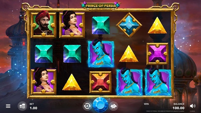 Prince of Persia: the Gems of Persepolis slot screen 1