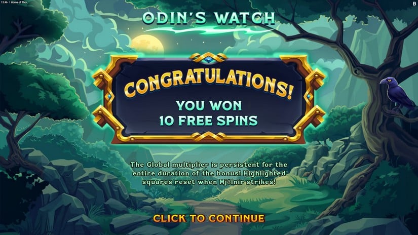 Home of Thor slot screen 3