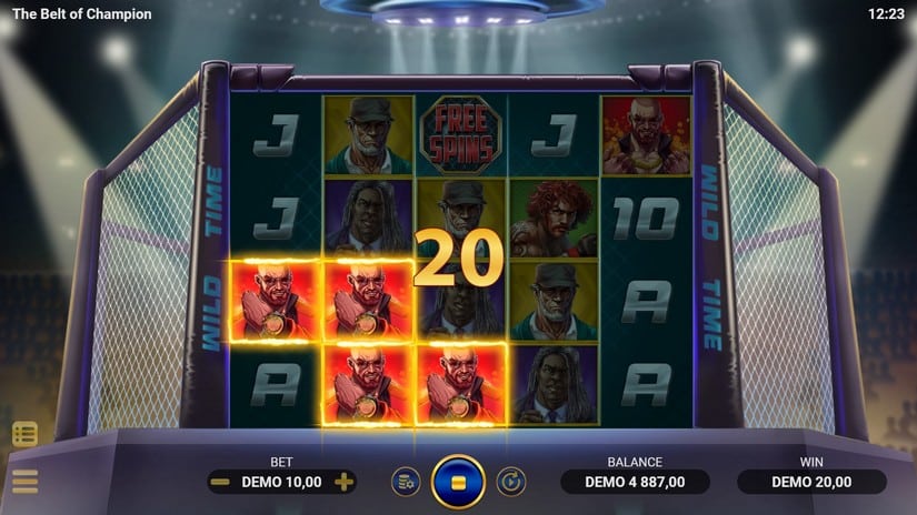 The Belt of Champion slot screen 4
