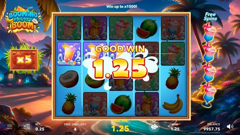 Booming Fruity Boom slot screen 3