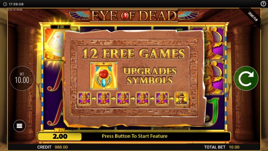 Eye of Dead slot screen 6