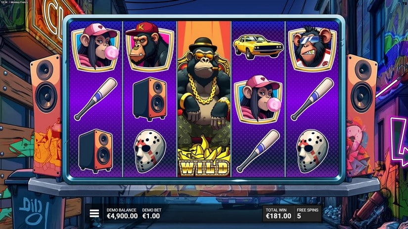 Monkey Frenzy slot screen 6