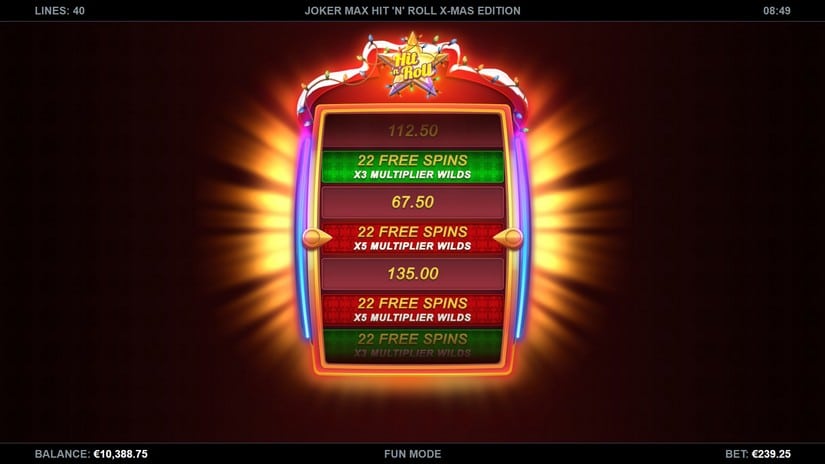 Joker Max: Hit ‘n’ Roll Xmas Edition slot screen 3