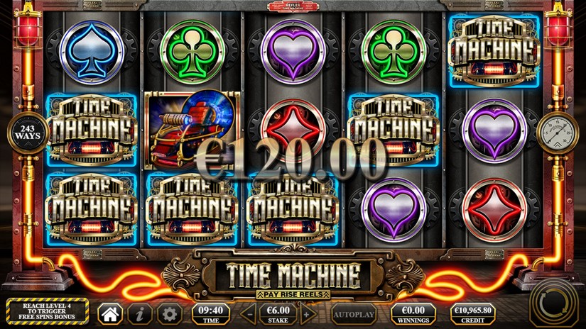 Time Machine slot screen 3