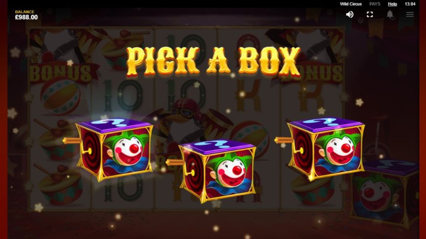 Wild Circus slot screen 4