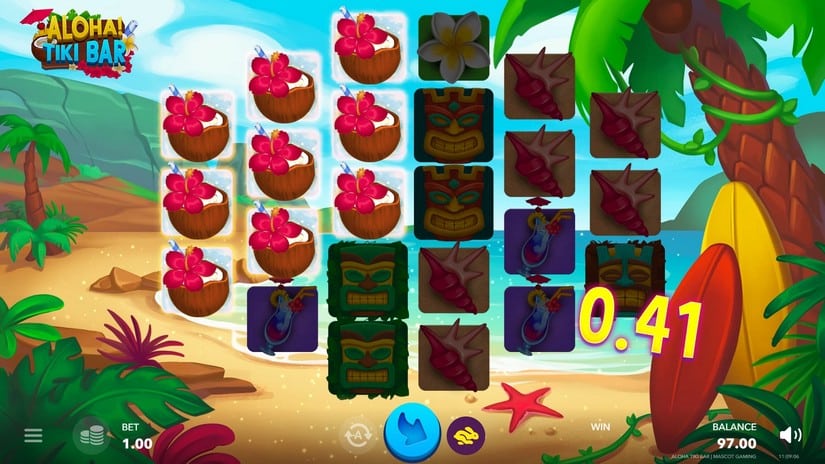 Aloha! Tiki Bar slot screen 2