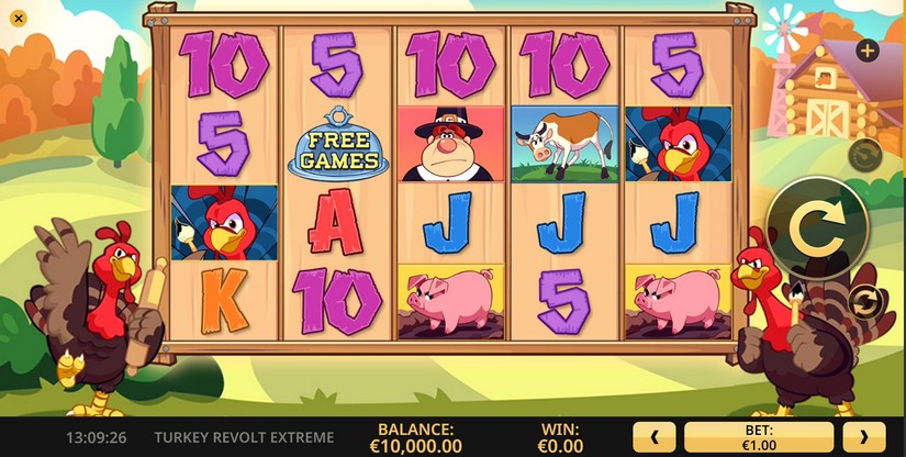 Turkey Revolt Extreme slot screen 1