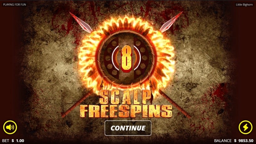 Little Bighorn slot screen 4