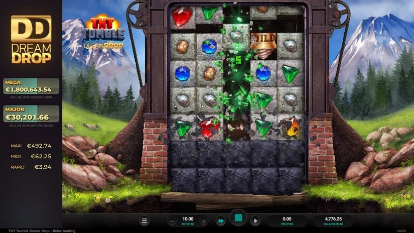 TNT Tumble Dream Drop slot screen 5