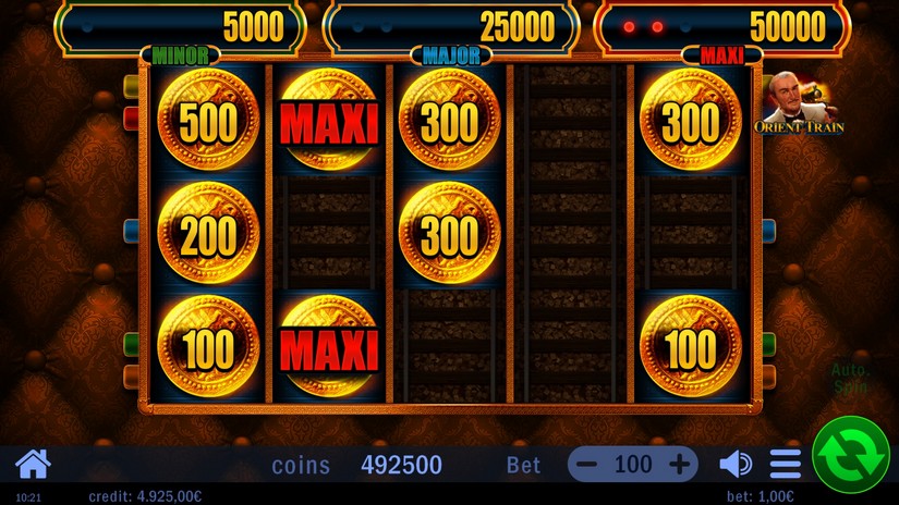 Orient Train slot screen 4