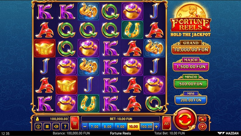 Fortune Reels slot screen 1