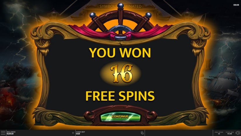 Cannonade! slot screen 5