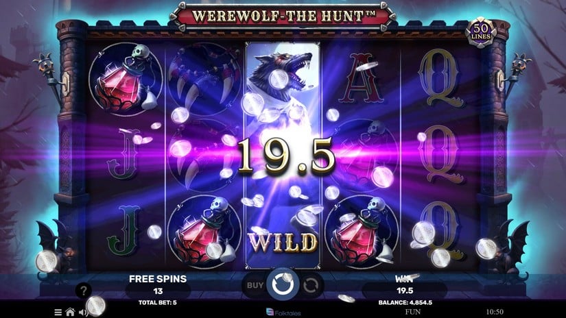 Werewolf – The Hunt slot screen 3