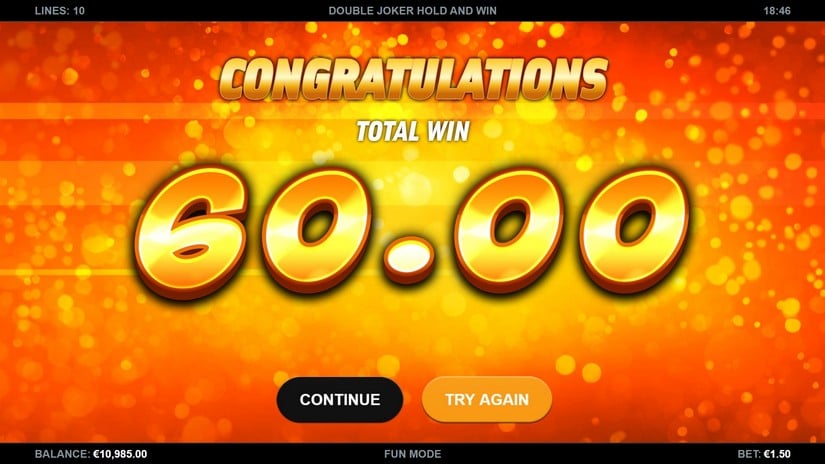 Double Joker Hold and Win slot screen 4