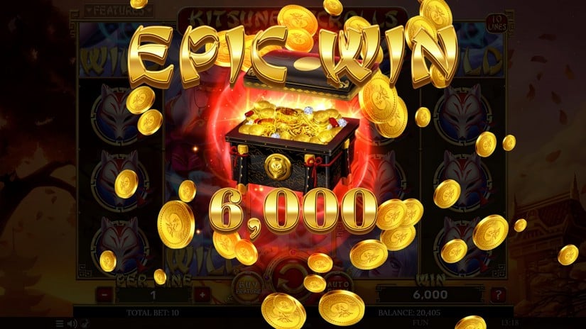 Kitsune’s Scrolls Sacred Flames slot screen 8