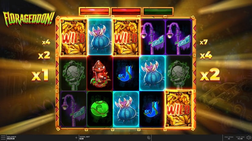 Florageddon! slot screen 5