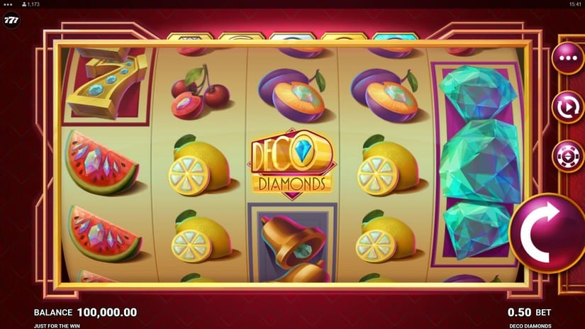 Deco Diamonds slot screen 1