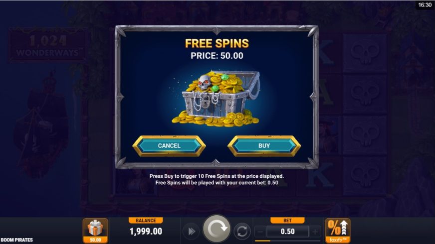 Boom Pirates slot screen 2