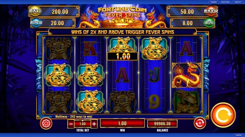 Fortune Coin Fever Spins slot screen 4